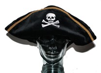 3-spids-hat til sørøver kaptajnen